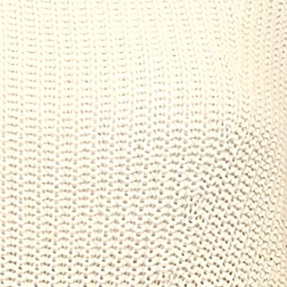 BANANA REPUBLIC - 100% cotton cream chunky pullover knitted sweater - Picture 12 of 13